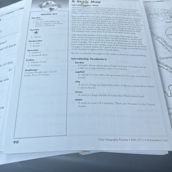 Daily geography, practice grade 2 learning book - Picture 5 of 5